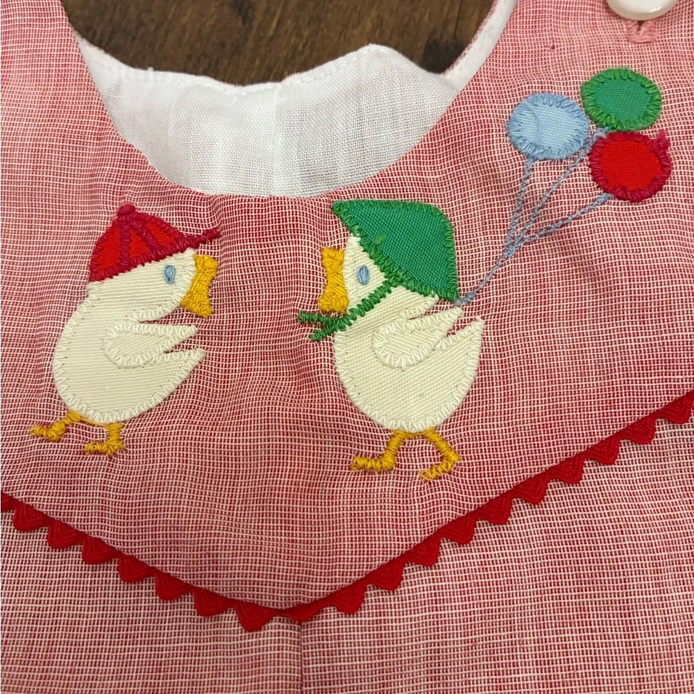 Handmade Infant Duck Onesie